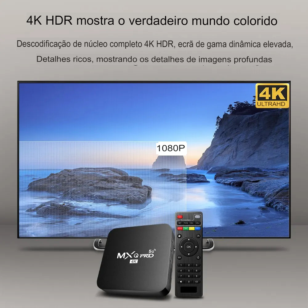 Smart TV Box MXQ-PRO 4K - Import MA