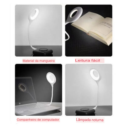 Lâmpada de Mesa USB com Iluminação Ajustável - Import MA