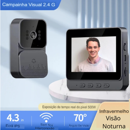 Interfone de Vídeo com Visão Noturna - Import MA