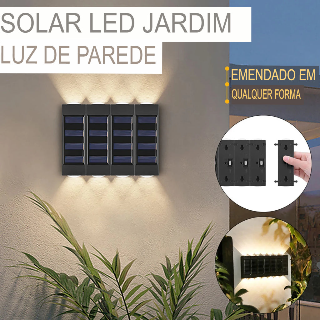 Lâmpada LED com Energia Solar de Embutir - Import MA